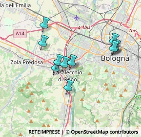 Mappa Via Giuseppe Garibaldi, 40033 Casalecchio di Reno BO, Italia (3.33)