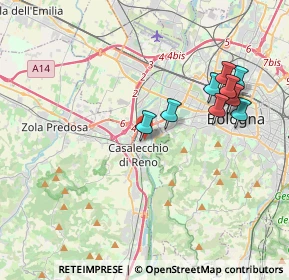 Mappa Via Giuseppe Garibaldi, 40033 Casalecchio di Reno BO, Italia (4.26091)