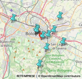 Mappa Via Alberto Massone, 40137 Bologna BO, Italia (2.79167)