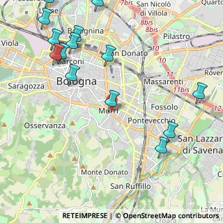 Mappa Via Alberto Massone, 40137 Bologna BO, Italia (2.83786)