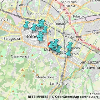 Mappa Via Alberto Massone, 40137 Bologna BO, Italia (1.34462)
