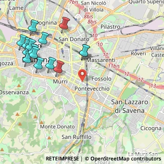 Mappa Via Leandro Alberti, 40139 Bologna BO, Italia (2.65867)