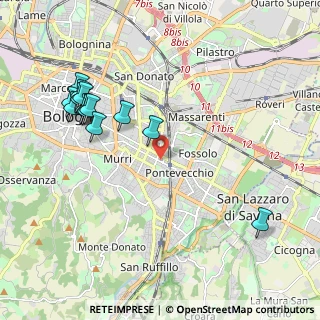 Mappa Via Leandro Alberti, 40139 Bologna BO, Italia (2.344)