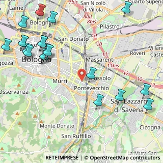 Mappa Via Leandro Alberti, 40139 Bologna BO, Italia (3.002)