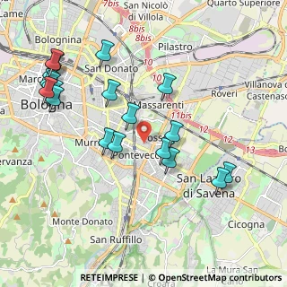Mappa Vicolo Bianco, 40139 Bologna BO, Italia (2.26842)