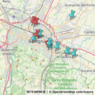 Mappa Via Mezzofanti Giuseppe, 40137 Bologna BO, Italia (3.0975)
