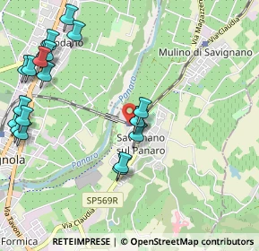 Mappa Via Guglielmo Marconi, 41056 Savignano Sul Panaro MO, Italia (1.288)