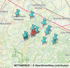 Mappa Via Guglielmo Marconi, 41056 Savignano Sul Panaro MO, Italia (5.63786)