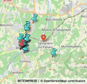 Mappa Via Guglielmo Marconi, 41056 Savignano Sul Panaro MO, Italia (1.9375)