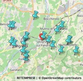 Mappa Via Guglielmo Marconi, 41056 Savignano Sul Panaro MO, Italia (2.1365)