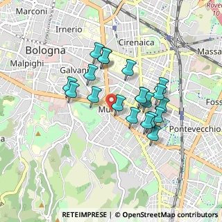 Mappa Via Giovan Battista Gandino, 40137 Bologna BO, Italia (0.741)