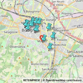 Mappa Via Giovan Battista Gandino, 40137 Bologna BO, Italia (1.58667)