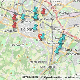 Mappa Via Giovan Battista Gandino, 40137 Bologna BO, Italia (2.37857)