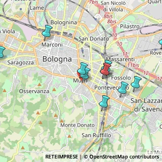Mappa Via Giovan Battista Gandino, 40137 Bologna BO, Italia (2.11364)