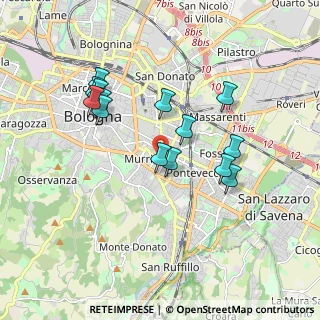 Mappa Via Adolfo Albertazzi, 40137 Bologna BO, Italia (1.70286)