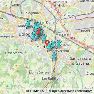 Mappa Via Adolfo Albertazzi, 40137 Bologna BO, Italia (1.35933)