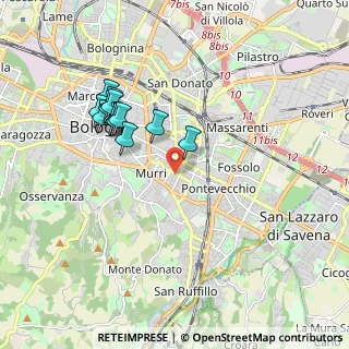 Mappa Via Adolfo Albertazzi, 40137 Bologna BO, Italia (1.81643)