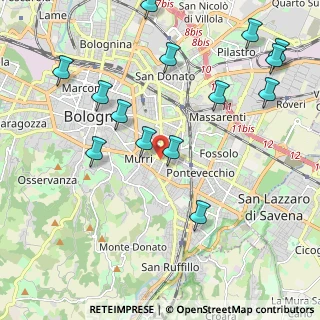 Mappa Via Adolfo Albertazzi, 40137 Bologna BO, Italia (2.48071)