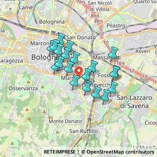 Mappa Via Adolfo Albertazzi, 40137 Bologna BO, Italia (1.4245)