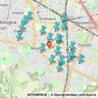 Mappa Via Adolfo Albertazzi, 40137 Bologna BO, Italia (0.9545)