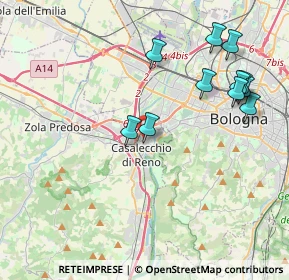 Mappa Via Esperanto, 40033 Casalecchio di Reno BO, Italia (4.33273)