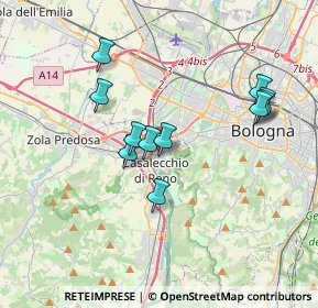 Mappa Via Esperanto, 40033 Casalecchio di Reno BO, Italia (3.31636)