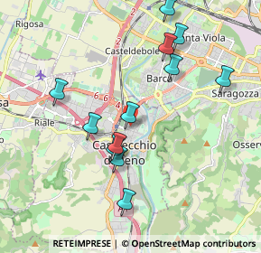 Mappa Via Esperanto, 40033 Casalecchio di Reno BO, Italia (2.24143)