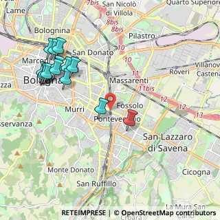 Mappa Via dei Maceri, 40139 Bologna BO, Italia (2.44533)