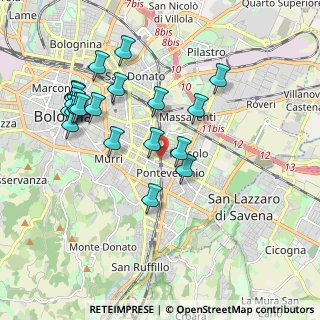 Mappa Via dei Maceri, 40139 Bologna BO, Italia (2.0165)