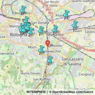 Mappa Via dei Maceri, 40139 Bologna BO, Italia (2.35133)
