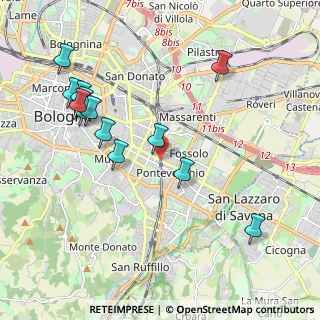 Mappa Via dei Maceri, 40139 Bologna BO, Italia (2.22769)