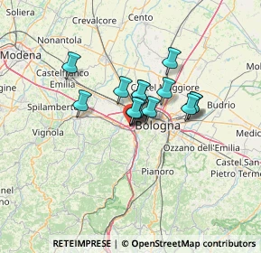 Mappa Via Portella Ginestra, 40033 Casalecchio di Reno BO, Italia (8.31857)