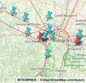 Mappa Via Portella Ginestra, 40033 Casalecchio di Reno BO, Italia (7.37429)