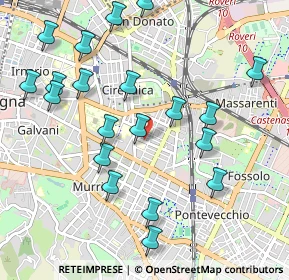 Mappa Via Filippo Schiassi, 40138 Bologna BO, Italia (1.133)