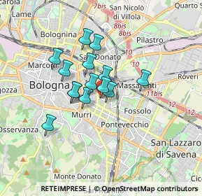 Mappa Via Filippo Schiassi, 40138 Bologna BO, Italia (1.23214)