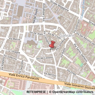 Mappa Via Castiglione, 43b, 40124 Bologna, Bologna (Emilia Romagna)