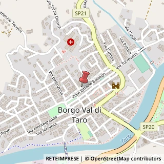 Mappa Viale Vittorio Bottego, 19, 43043 Borgo Val di Taro, Parma (Emilia Romagna)