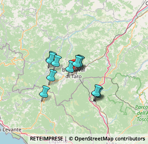 Mappa Via Filippo Corridoni, 43043 Borgo Val di Taro PR, Italia (9.40833)