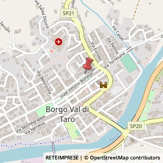 Mappa Viale Vittorio Bottego, 51, 43043 Borgo Val di Taro, Parma (Emilia Romagna)