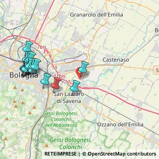 Mappa Via Galeazzo Marescotti, 40138 Bologna BO, Italia (5.12833)