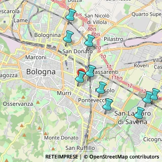 Mappa Via Antonio Meucci, 40138 Bologna BO, Italia (2.46636)