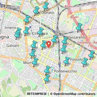 Mappa Via Antonio Meucci, 40138 Bologna BO, Italia (1.169)