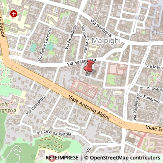 Mappa Via Capramozza, 4, 40123 Bologna, Bologna (Emilia Romagna)