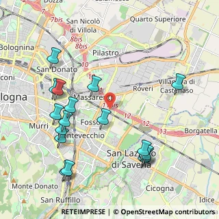 Mappa Via Giacomo Matteotti, 40138 Bologna BO, Italia (2.36059)