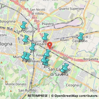 Mappa Via Giacomo Matteotti, 40138 Bologna BO, Italia (2.03083)