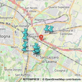 Mappa Via Giacomo Matteotti, 40138 Bologna BO, Italia (1.64)