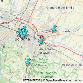 Mappa Via Giacomo Matteotti, 40138 Bologna BO, Italia (4.12727)