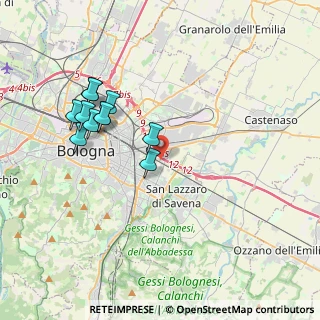 Mappa Via Giacomo Matteotti, 40138 Bologna BO, Italia (3.75364)
