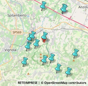 Mappa Viale M. di Canossa, 40053 Valsamoggia BO, Italia (4.37857)