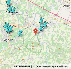 Mappa Viale M. di Canossa, 40053 Valsamoggia BO, Italia (6.322)